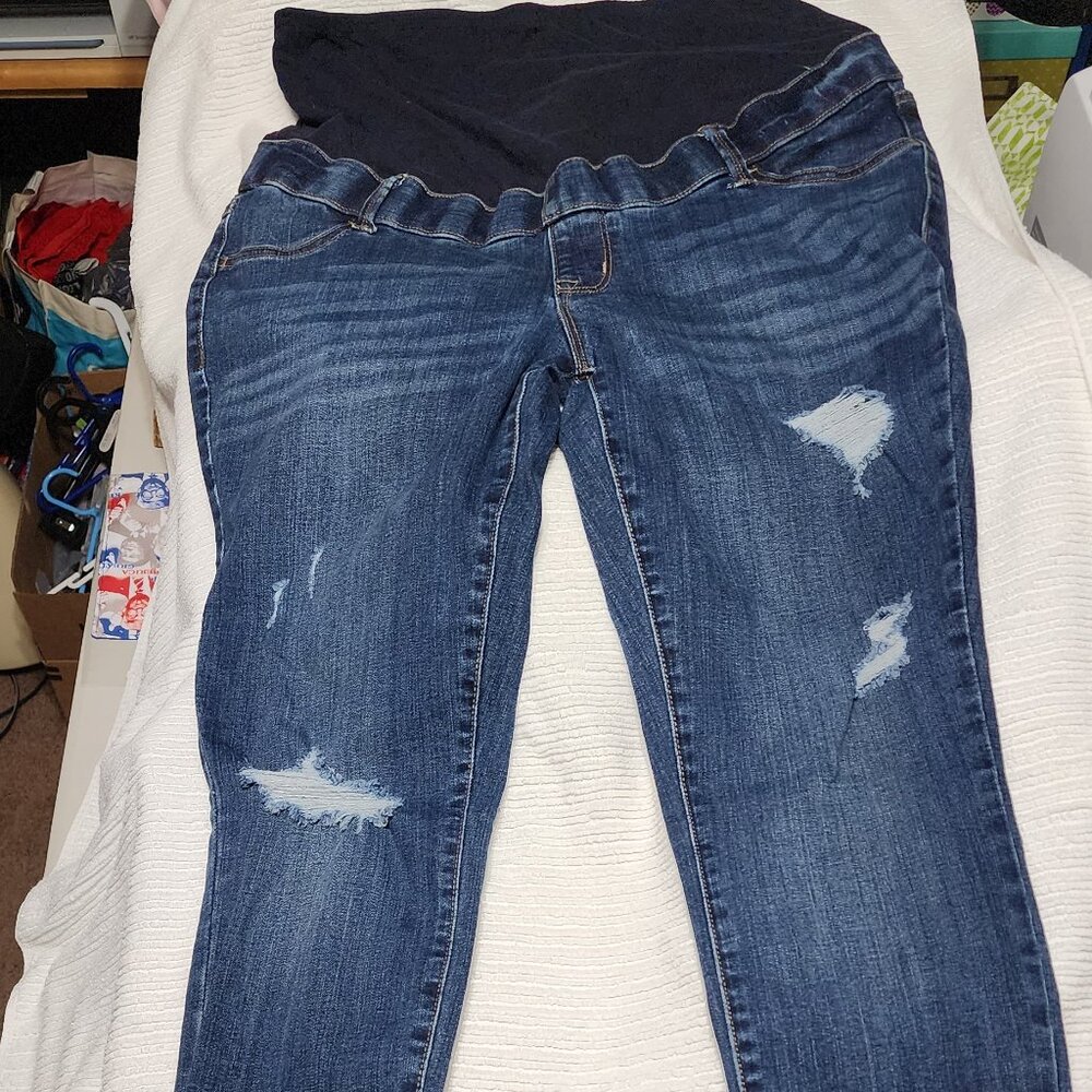 Womens Maternity Jeans Size Large